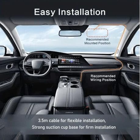 3 Channel Dash Cam: Front and Inside