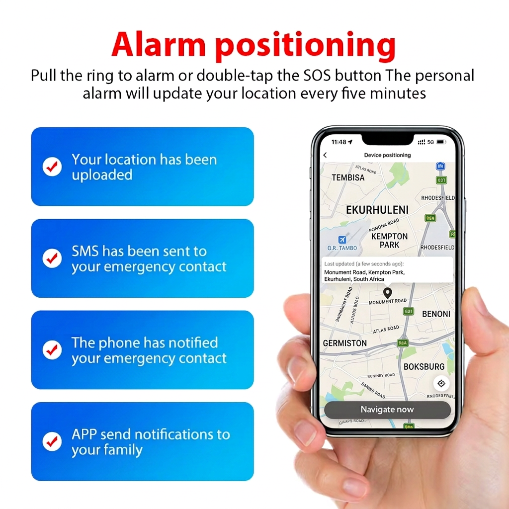 Wireless Smart Keychain Panic Button