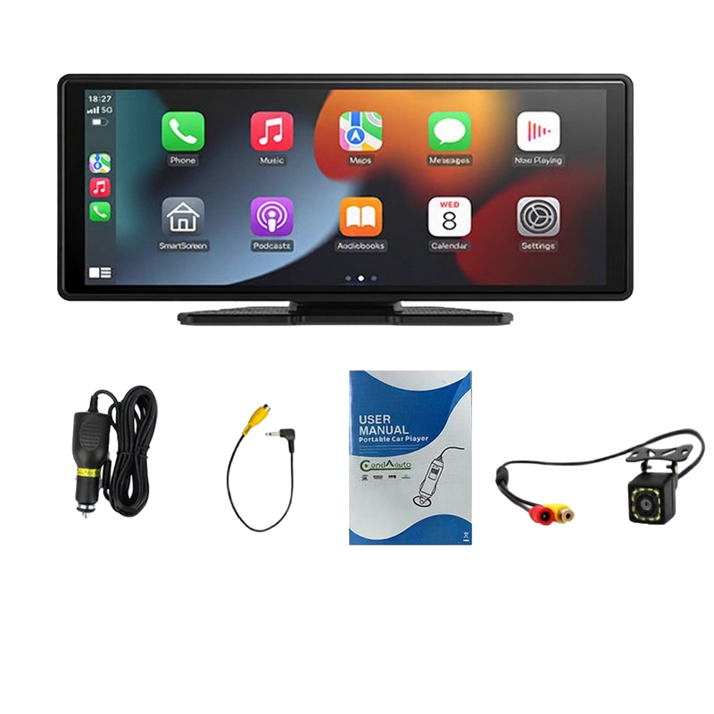 10-Inch Car Multimedia Infotainment System with Dashcam