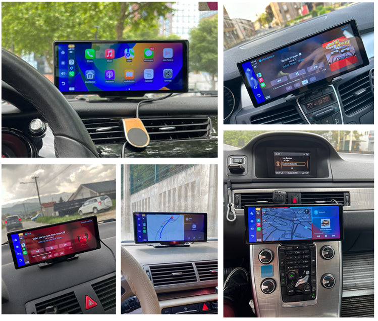 10-Inch Car Multimedia Infotainment System with Dashcam